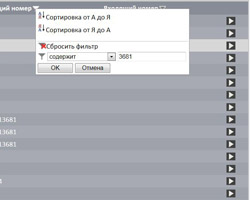 Поиск по номеру телефона или его части